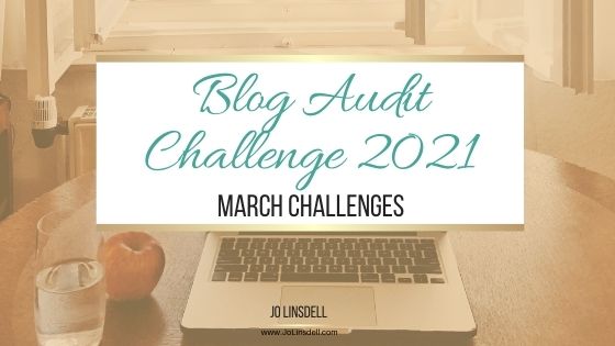 Blog Audit Challenge 2021: March Challenges