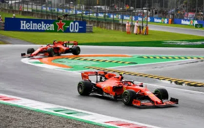 Charles Leclerc nelle prove libere del gran premio d'Italia 2019