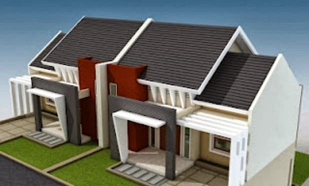 Desain Rumah  Minimalis  Modern Uk 6x8  Jual Bata Ekspos