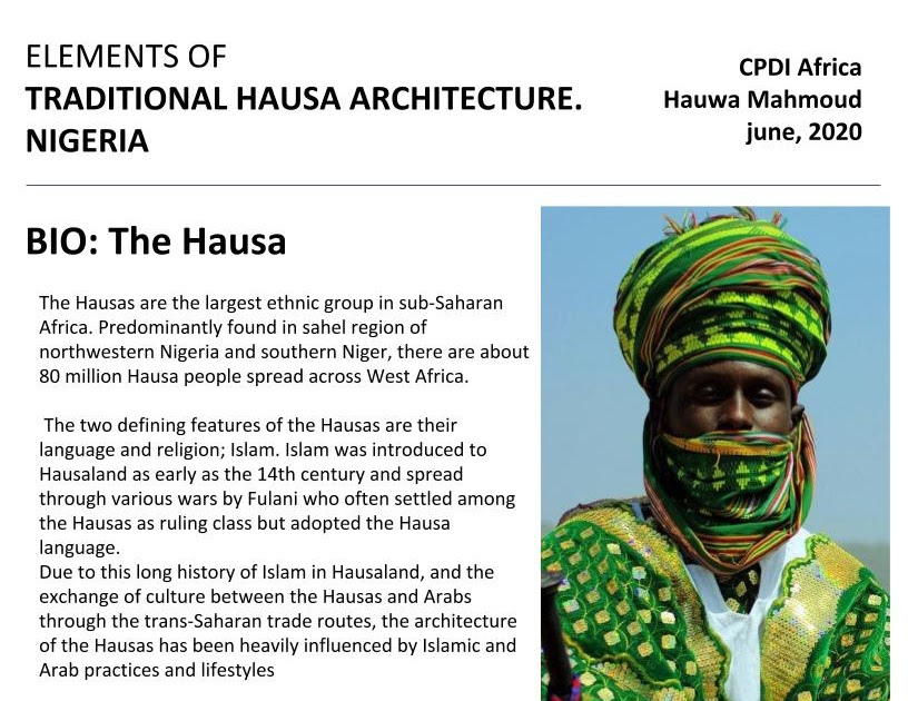 what is the meaning of presentation in hausa