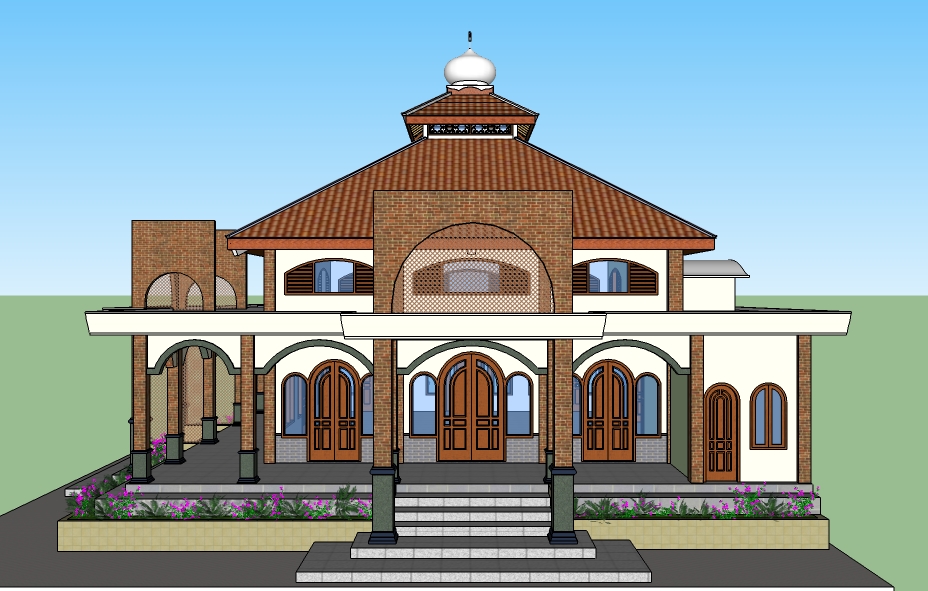 Desain Bangunan Masjid - Desain masjid amp musholla 002 