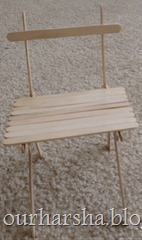 Popsicle sticks Chair (2)