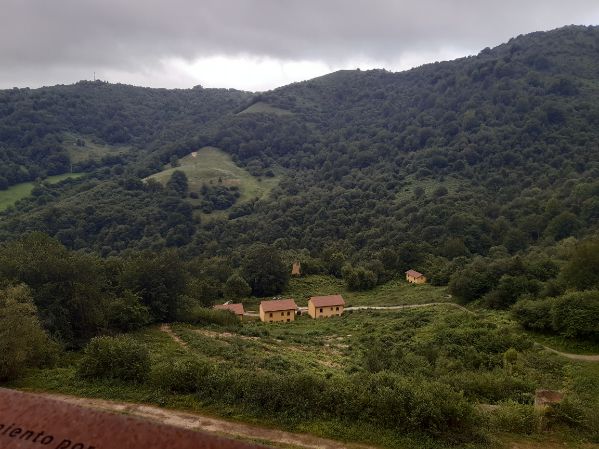 Vista del poblado minero