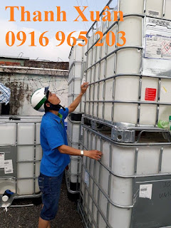 Thùng nhựa ibc 1000 lít, tank nhựa mới 1000 lít