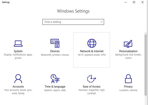 Windows 10 Anniversary Update Settings