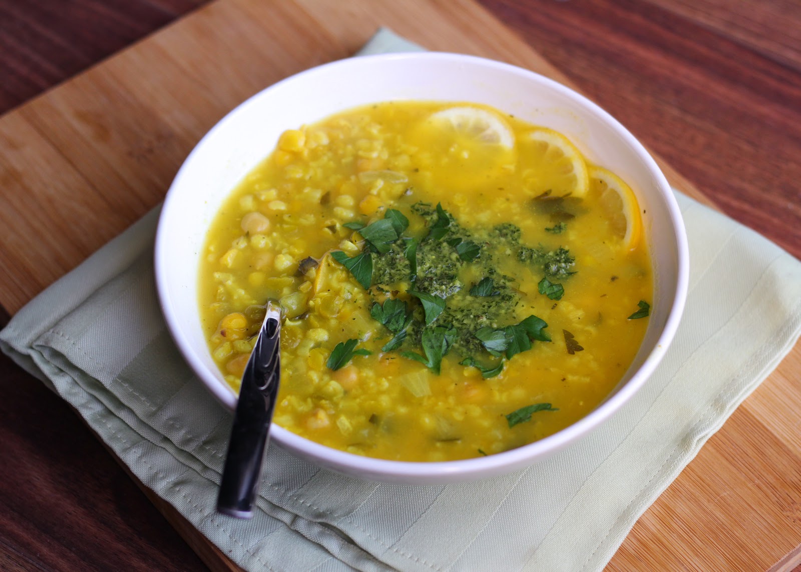 lemon lentil soup