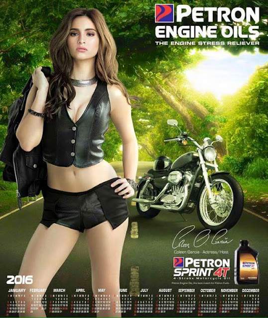 Coleen Garcia on Petron Calendar 2016