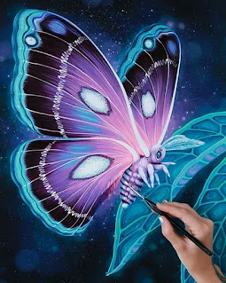 pintora-realista-de-animales-flores-hongos-mariposas-pintados-a-mano