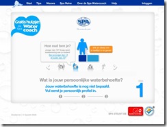 Spa Water Coach website