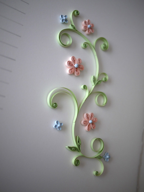 PENDIDIKAN SENI VISUAL flowers quilling