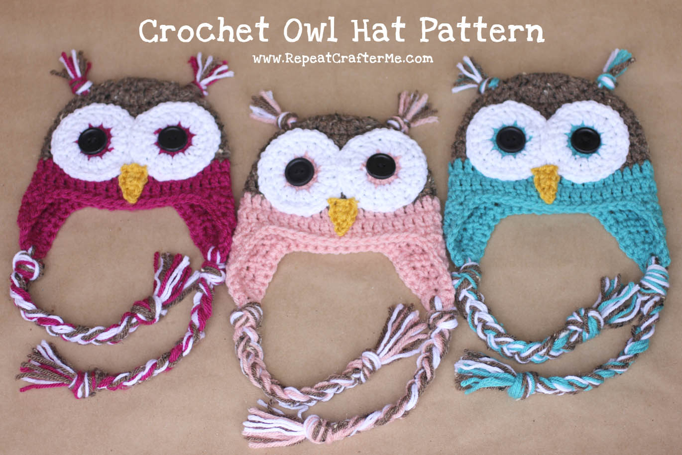 Crochet Owl Hat