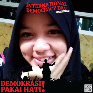 Twibbon Hari Demokrasi Internasional,  15 September