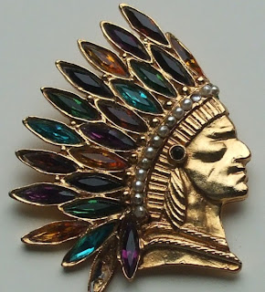 Vintage indian brooch by Butler & Wilson