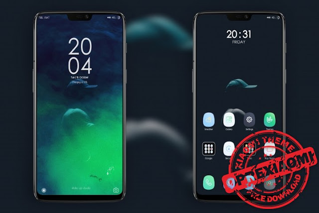 Xiaomi Dark Theme Green Boy Mtz V10 Tembus Untuk MIUI 10 By PeyWizard