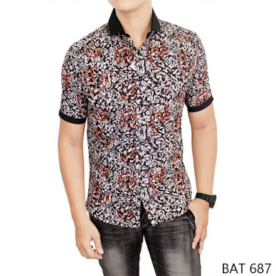 batik kombinasi pria