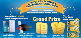 Point Race Nutricia Alfamart Berhadiah Total Puluhan juta Rupiah