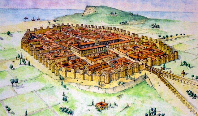 Esquema general de Barcino i les seves muralles