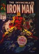 Labels: Iron Man (iron man cover recreation gene colan)