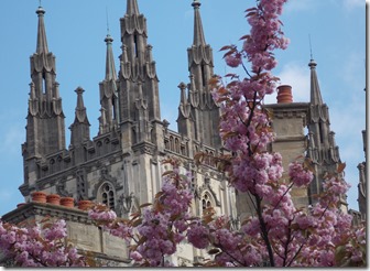 the spires of canterbury cathedral