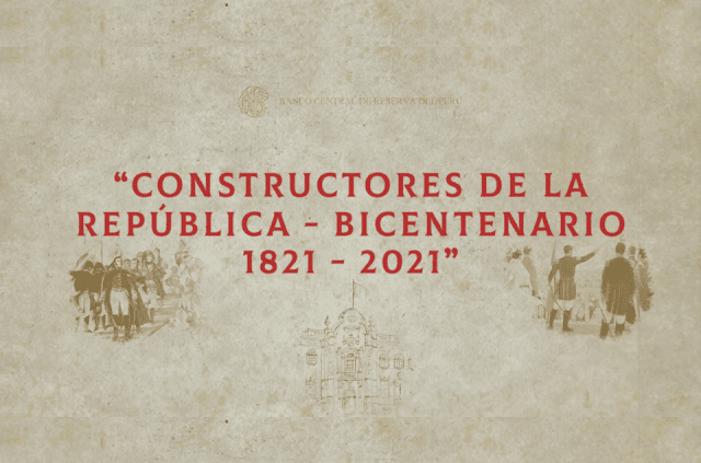 Serie numismática Constructores de la República - Bicentenario 1821-2021