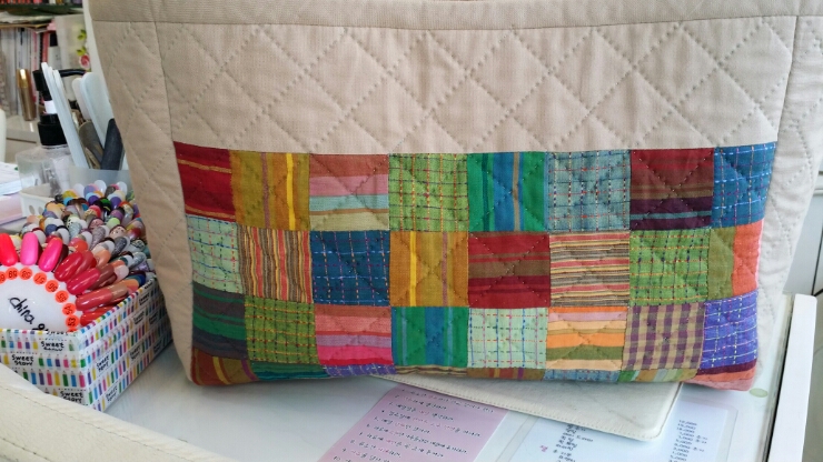Tutorial: Patchwork Shopping Bag. Сумка пэчворк, инструкция по шитью
