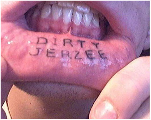 We've collected some of the craziest examples of inner lip tattoos: