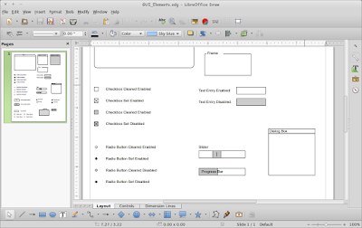 Menggambar Diagram User Interface Design LibreOffice Draw