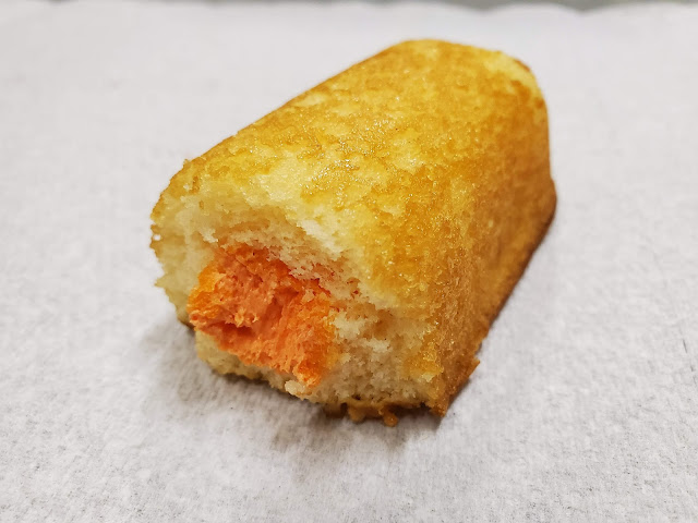 Orange creme filled Tiger Tail Twinkie