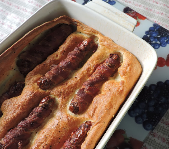 Bacon & Sausage Toad in the Hole