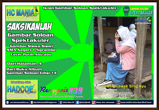 Iklan Gambar Soloan Spektakuler - Gambar Siswa-Siswi SMA Negeri 1 Ngrambe Cover Putih Abu-Abu 4-14