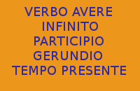 QUAL'È L'INFINITO, IL PARTICIPIO E IL GERUNDIO AL TEMPO PRESENTE DEL VERBO AVERE NELLA LINGUA ITALIANA ?