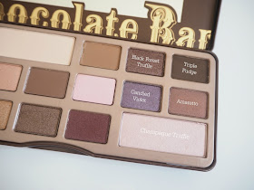 Too Faced chocolate bar review