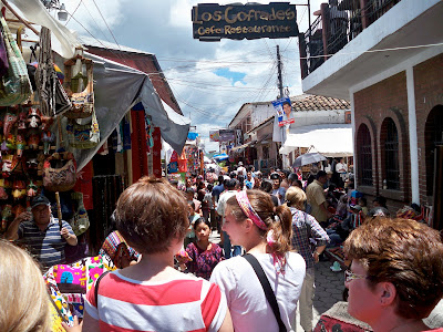Panajachel shopping street, Guatemala