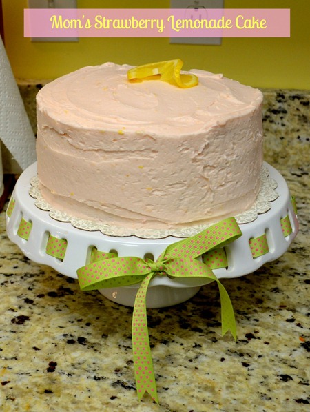 Strawberry Lemonade Cake