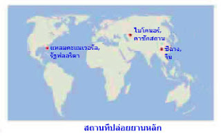 สถานที่ปล่อยจรวดหลัก