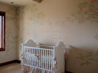 Toille Fabric Tree Mural