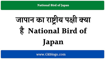 japan ka rashtriya pakshi kaun hai, japan ka rashtriya pakshi kya hai, national bird of japan