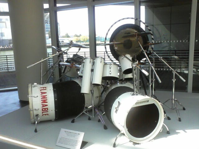 Alex Van Halen drum kit used on the 1980 Van Halen tour