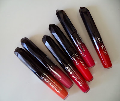 [Review] Rimmel Show Off Lip Lacquers, apocalips,Luna, Celestial, Aurora, Stellar, Apocaliptic, and Big Bang