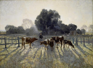 July inspiration is Spring Frost Study by Elioth Gruner