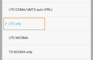 Cara kunci Jaringan 4G hp android