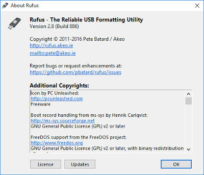 Download Rufus 2.8 Build 886 Terbaru 2016 Gratis