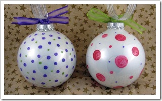 Pretty Little Owl Ornaments - back