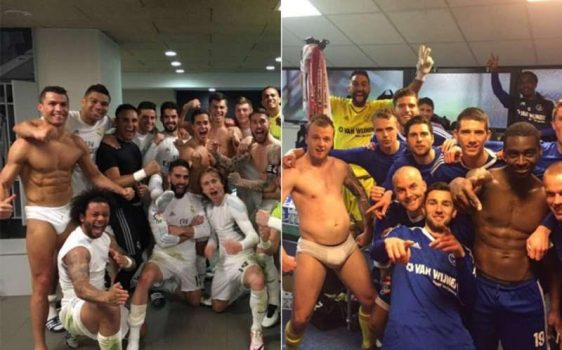 Photo: Dutch team recreate viral Cristiano Ronaldo and Real Madrid dressing room pose