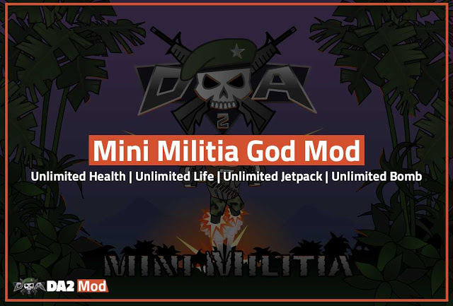 Mini Militia God Mod / All In One Mod / Unlimited Everything Mod