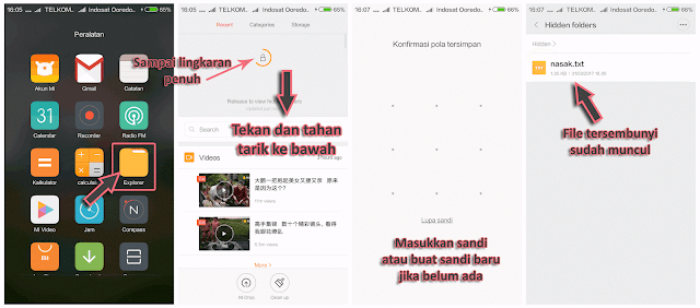 foto dan file tersembunyi di ponsel xiaomi