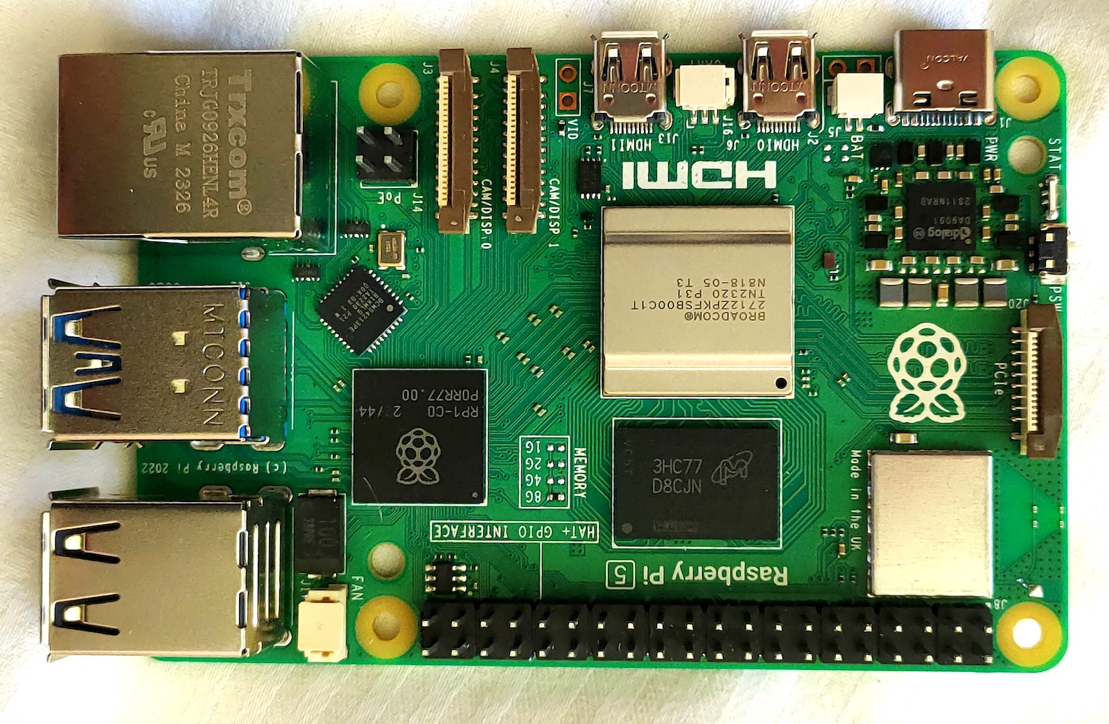 the Raspberry Pi 5 