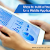 Ways to build a financial model for a Mobile Application