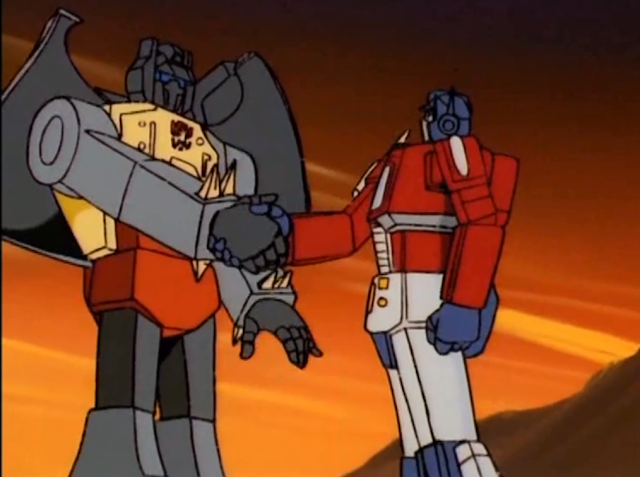 La Guerra de los Dinobots Optimus y Grimlock