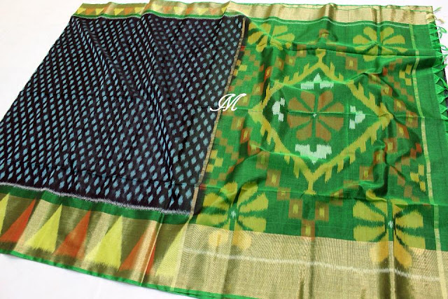 Pochampally ikkat sico silk saree 